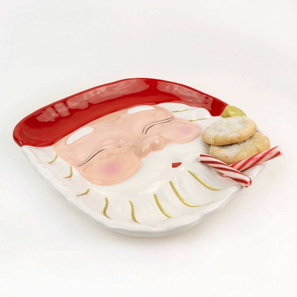 Red Hat Santa Platter