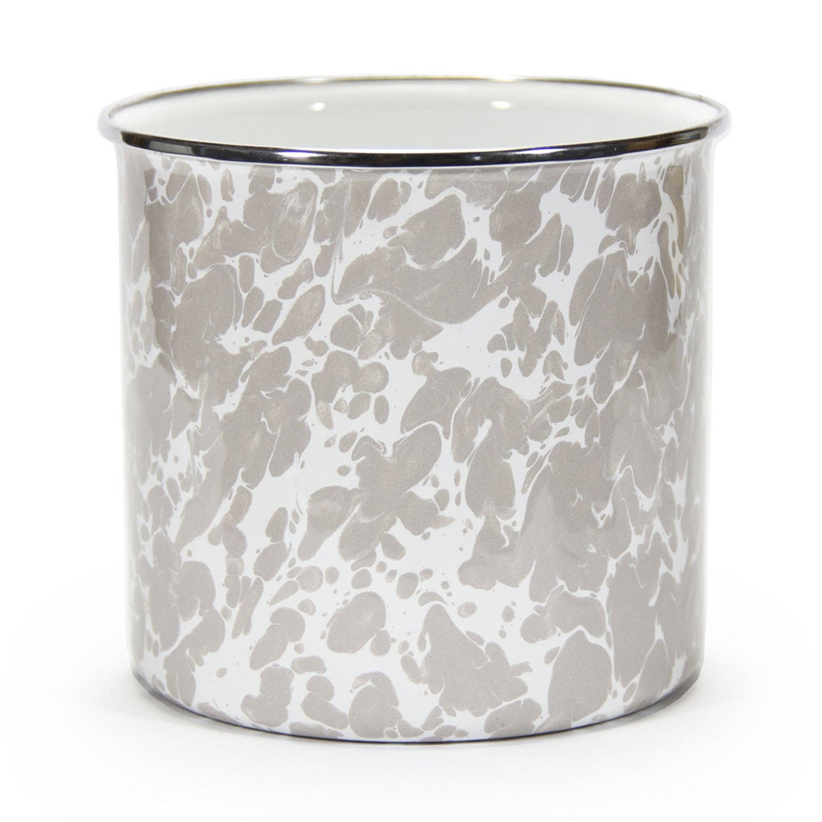 Taupe Swirl Utensil Holder - The Preppy Bunny