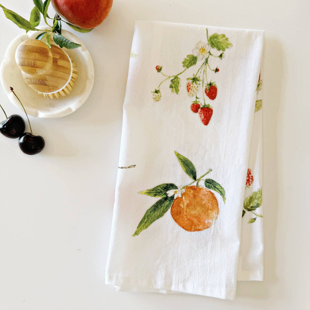 Fruit Tea Towel - The Preppy Bunny