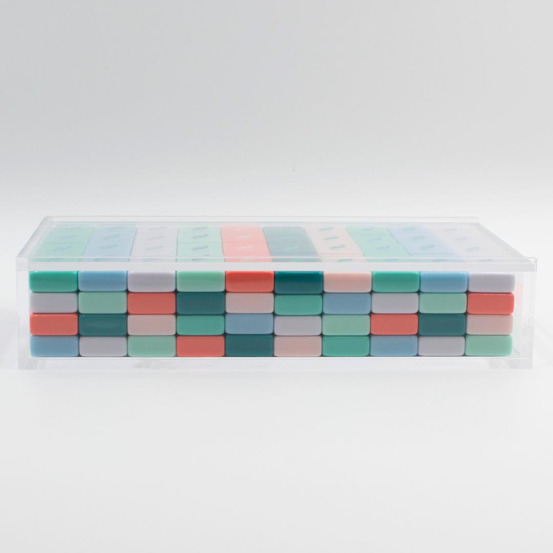 Mahjong Acrylic Display Box (Destination Collection Tiles) - The Preppy Bunny