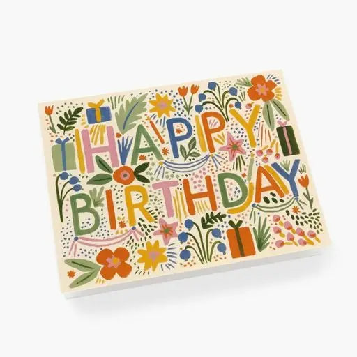 Fiesta Birthday Greeting Card - The Preppy Bunny