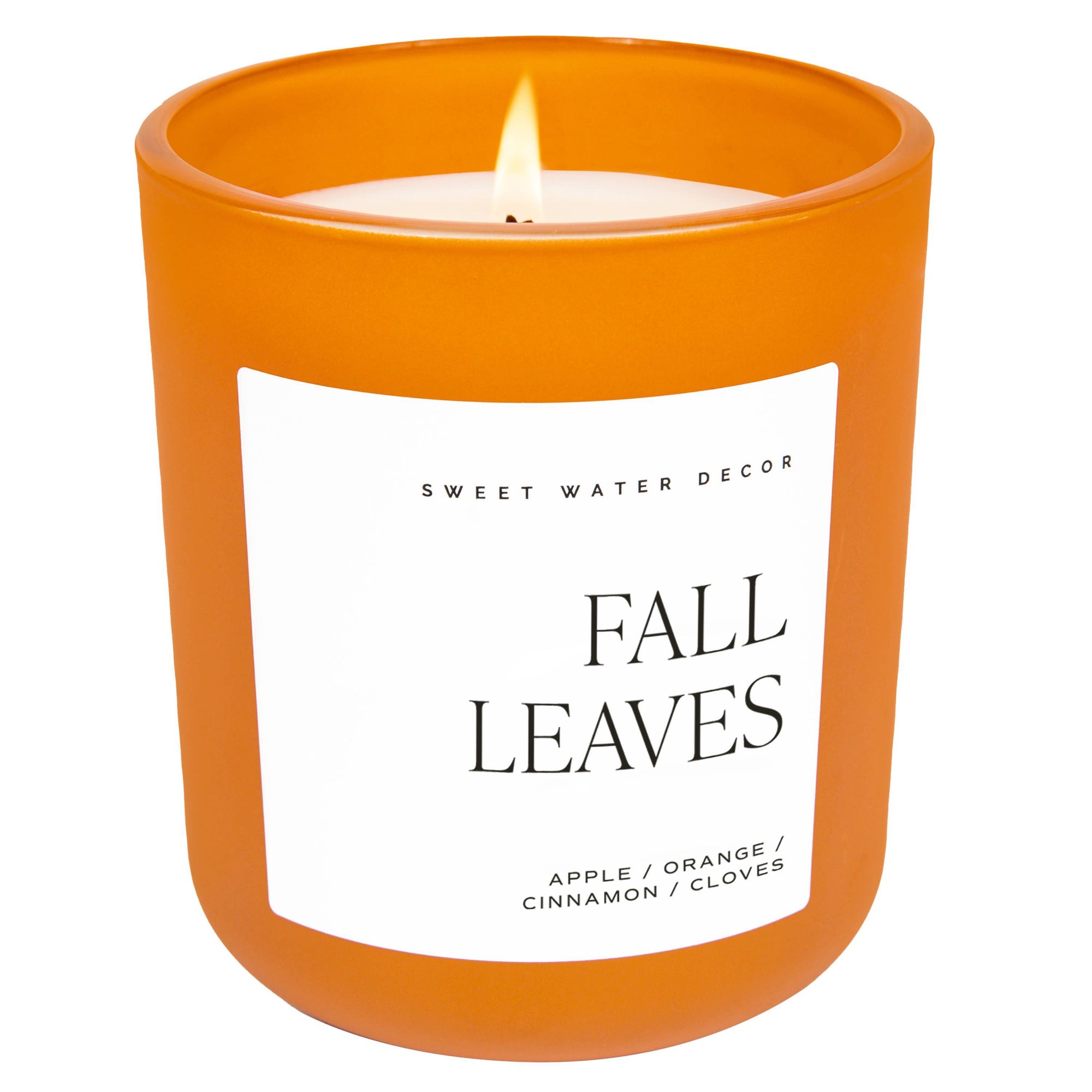 Fall Leaves 15 oz Soy CandleMatte - The Preppy Bunny