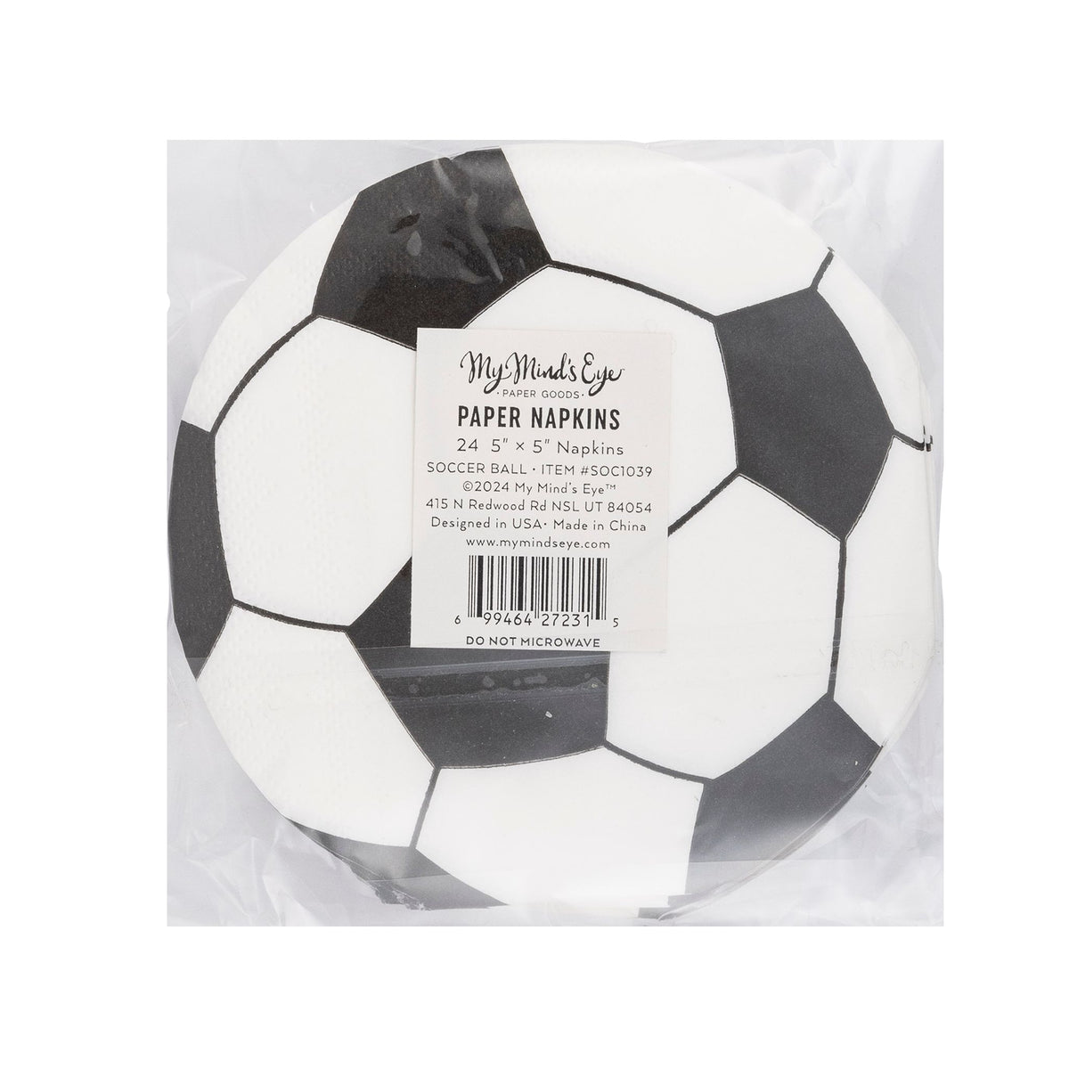 Soccer Ball Paper Napkins - The Preppy Bunny