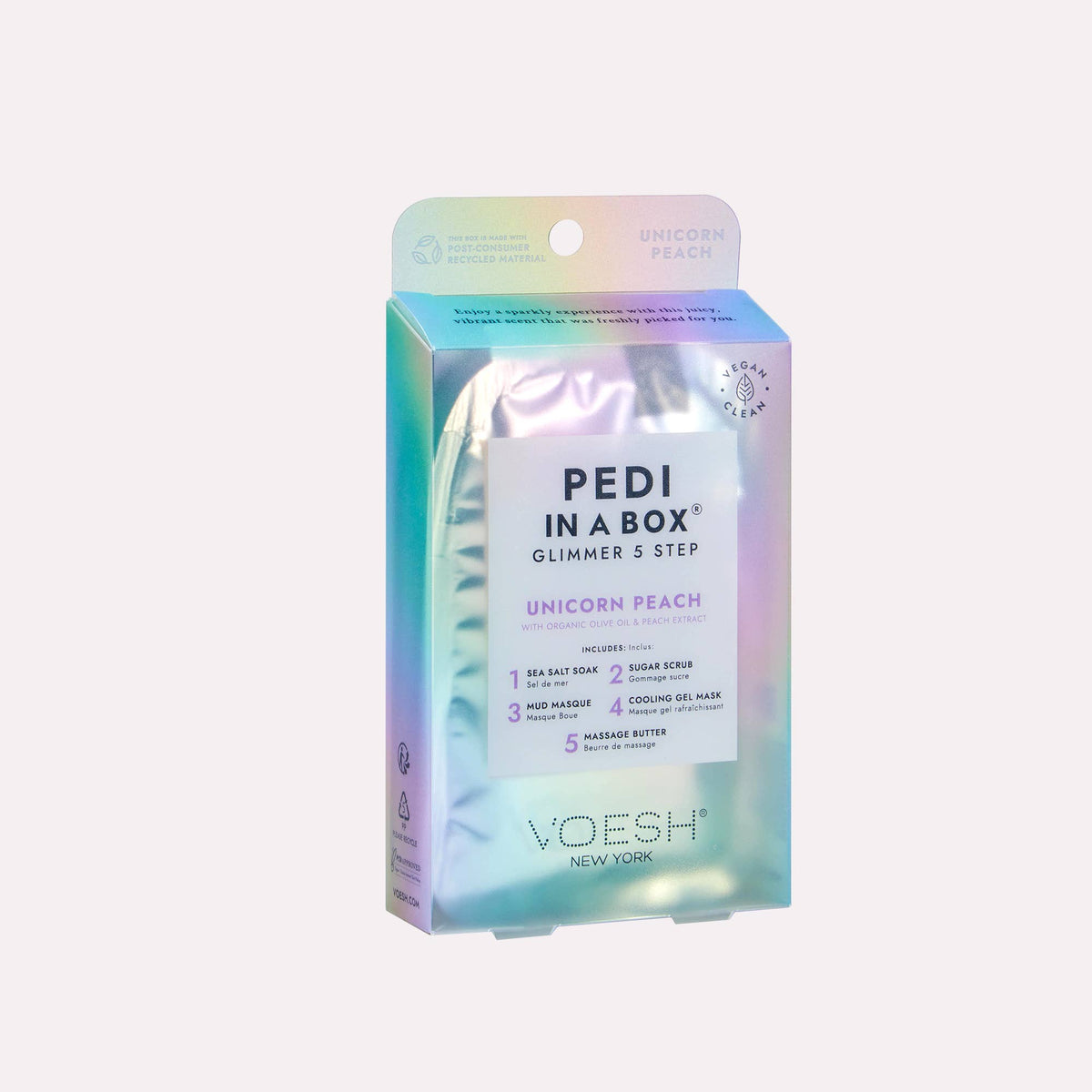 Pedi in a Box 5 Step Glimmer - Unicorn Peach