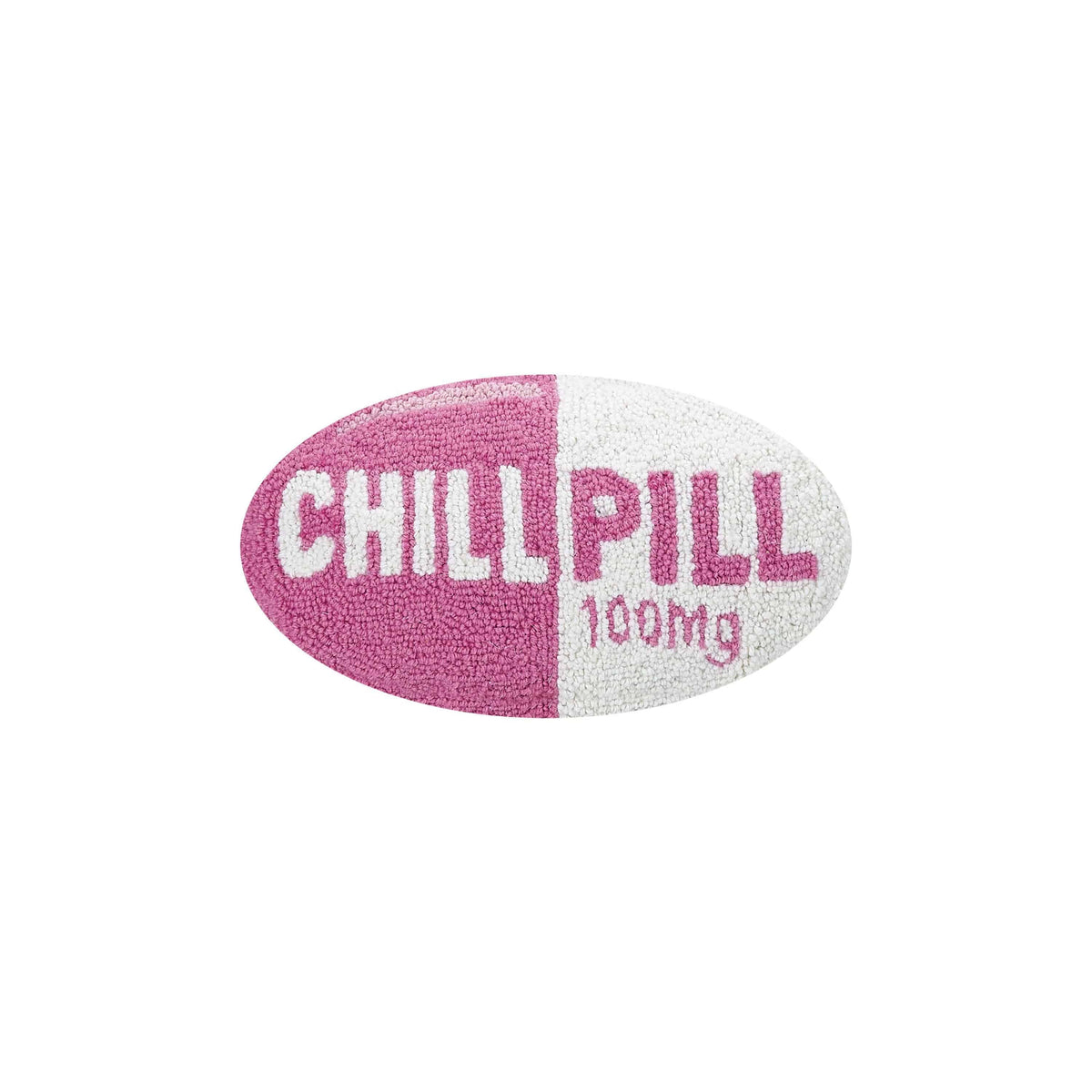 Chill Pill Hot Pink Hook Pillow - The Preppy Bunny