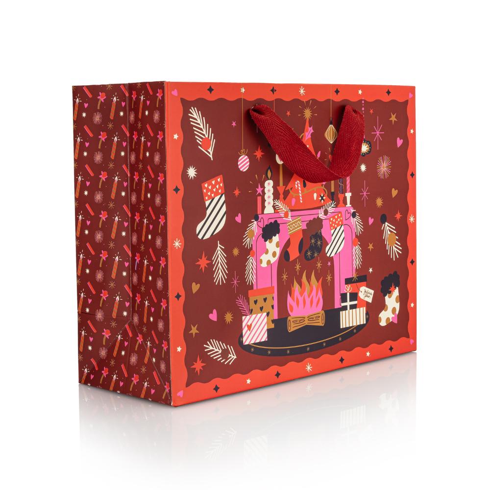 Yuletide Glow™ Holiday Gift Bag - The Preppy Bunny