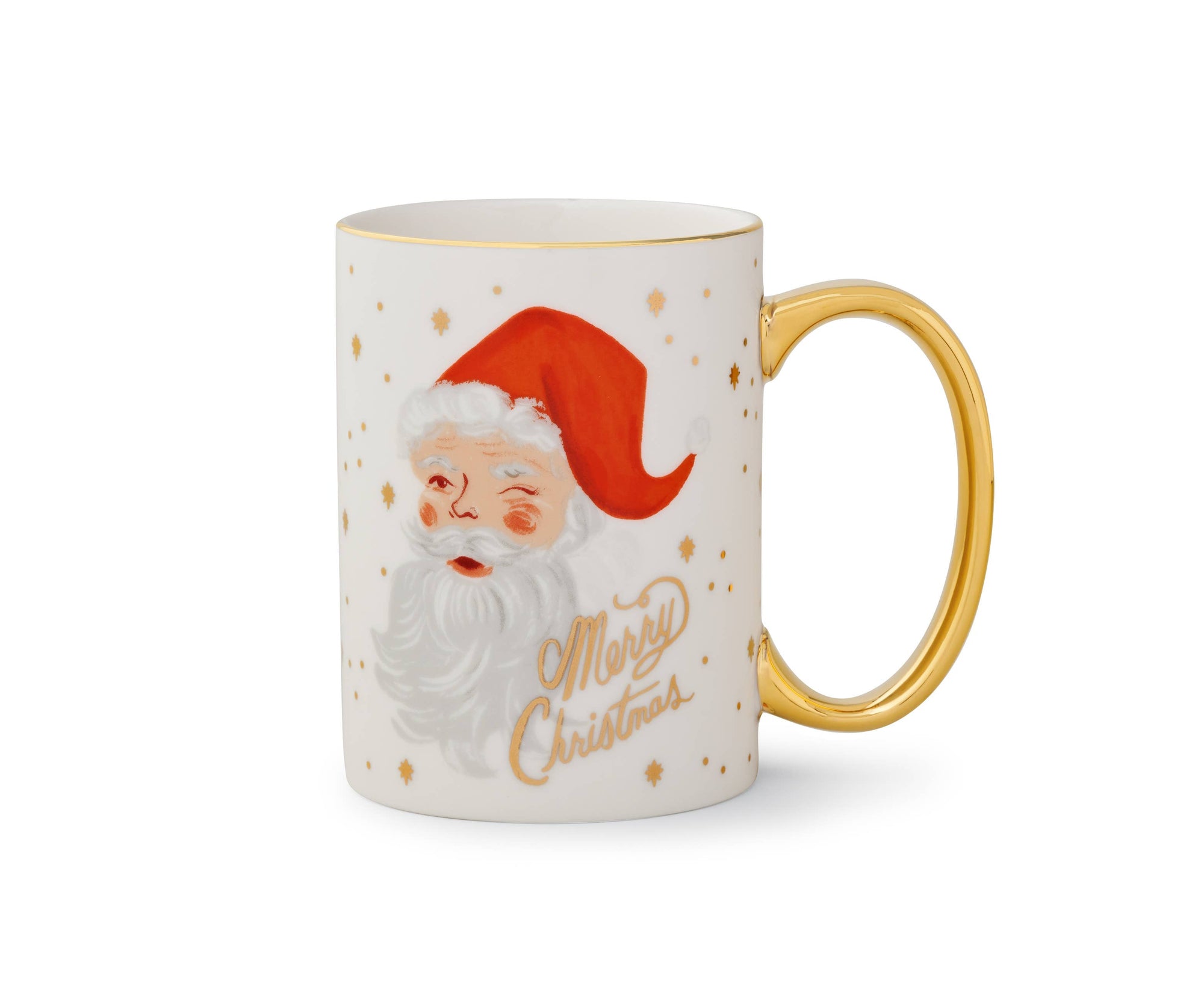 Winking Santa Claus Porcelain Mug - The Preppy Bunny