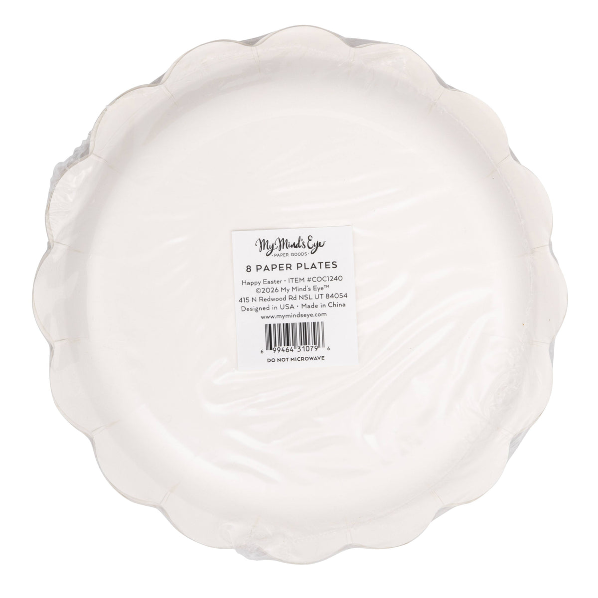 Happy Easter Bunny 8" Plates - The Preppy Bunny