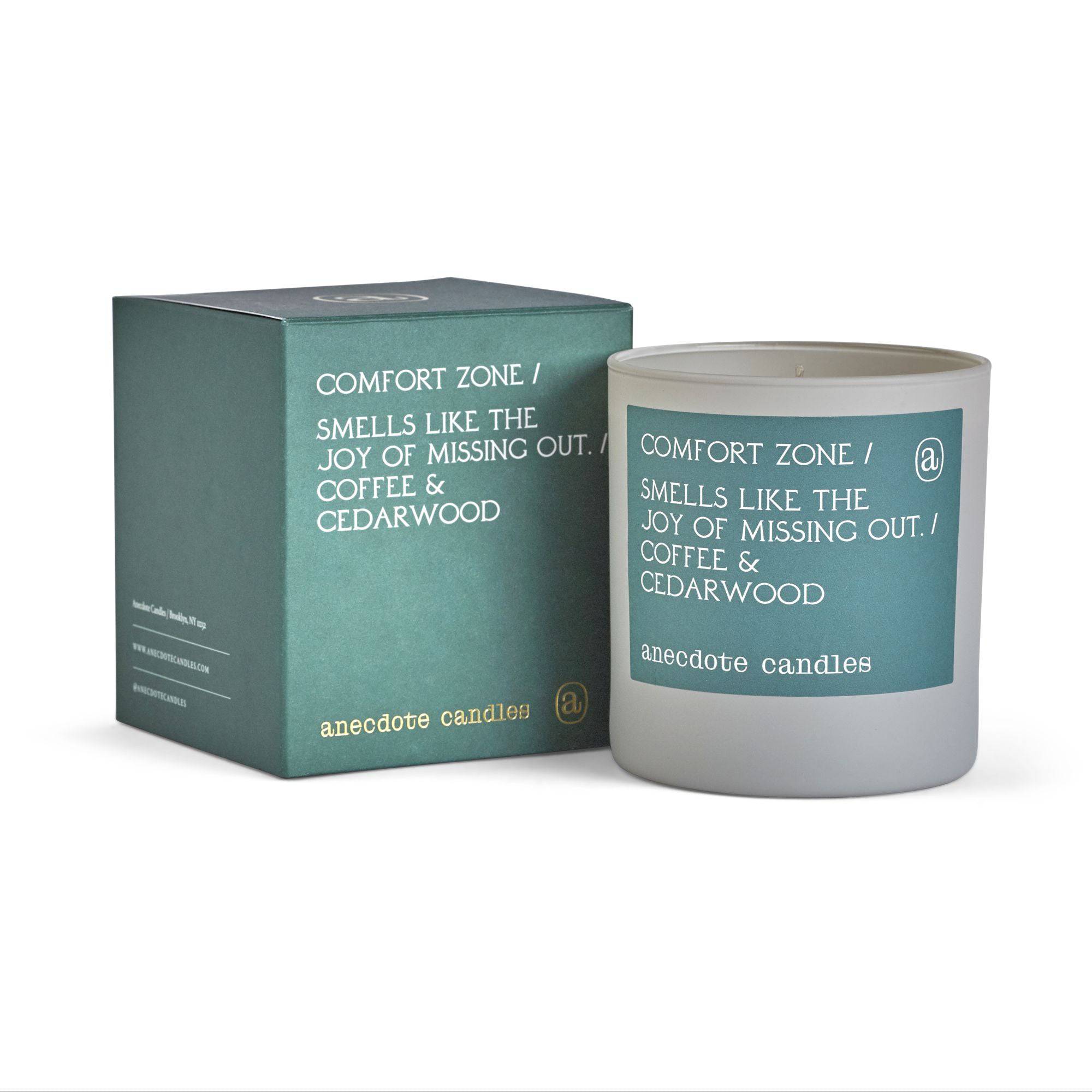 Comfort Zone (Coffee & Cedarwood) Candle: 9 oz boxed tumbler - The Preppy Bunny