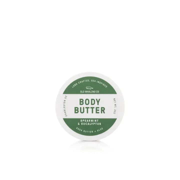 Spearmint & Eucalyptus Travel Size Body Butter (2oz) - The Preppy Bunny