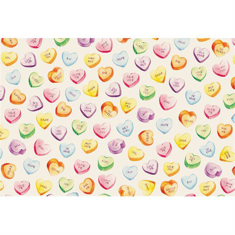 Conversation Heart Placemat - The Preppy Bunny