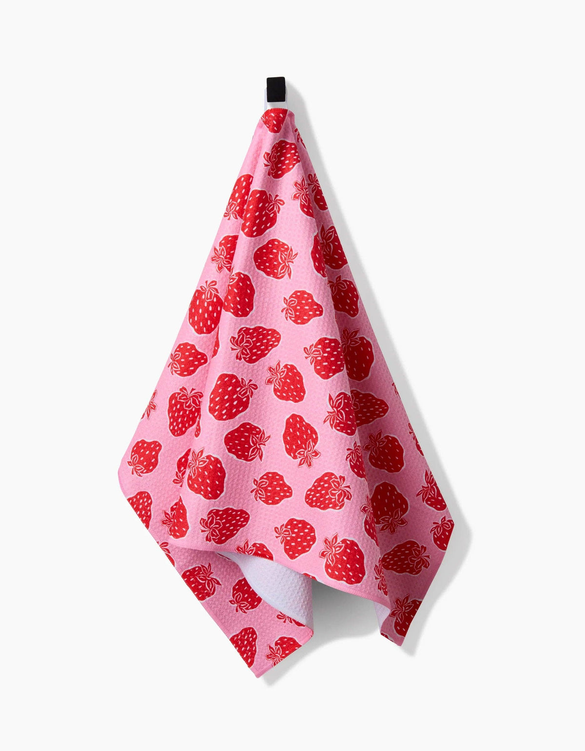 Strawberry Fields Tea Towel by Geometry