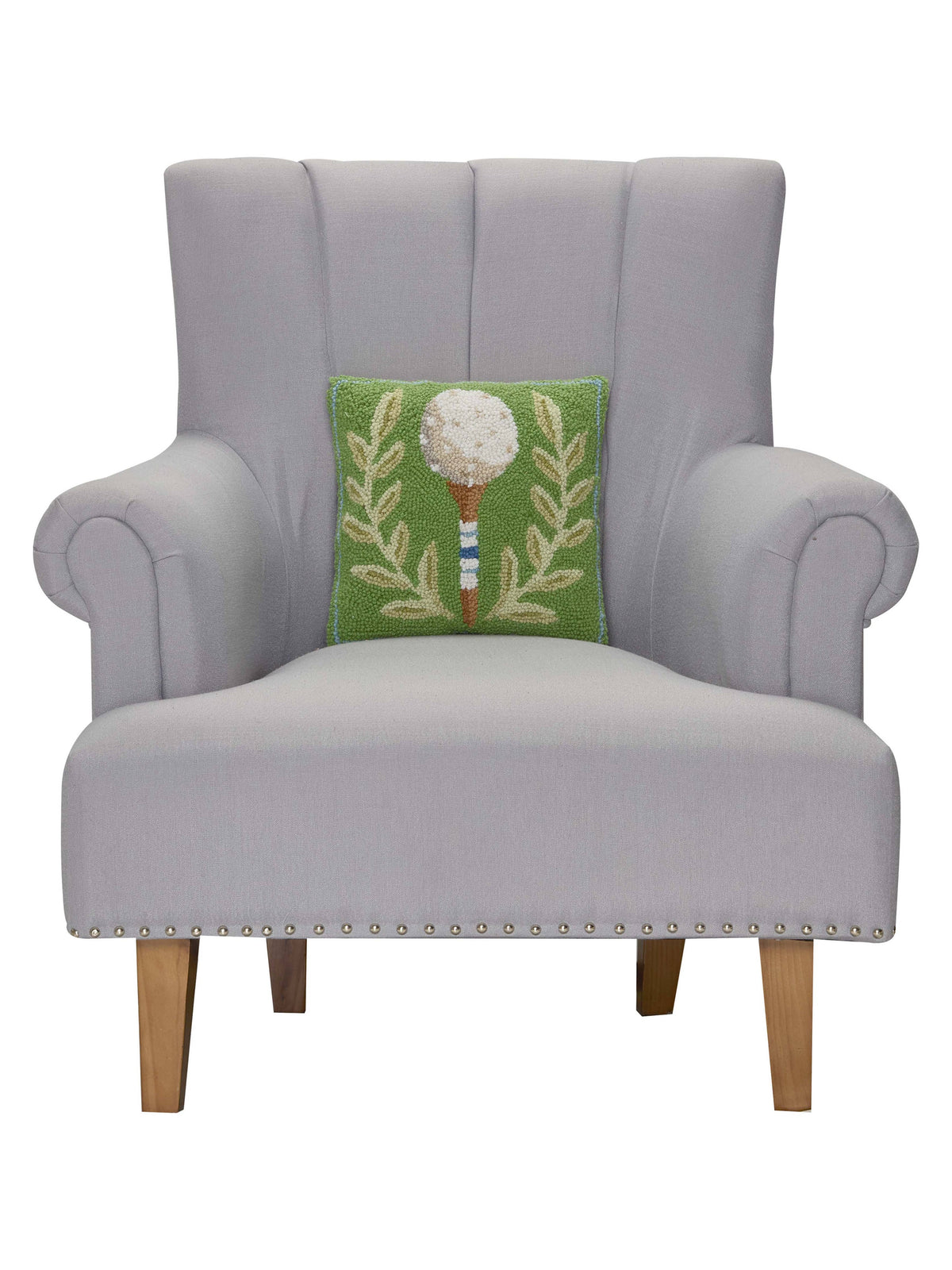 Golf Wreath Hook Pillow - The Preppy Bunny