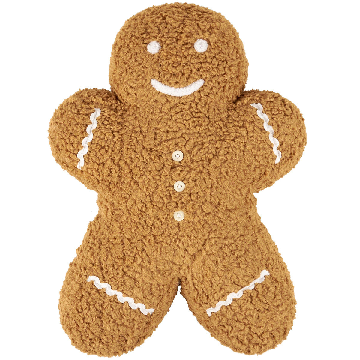 Gingerbread Man Shaped Pillow