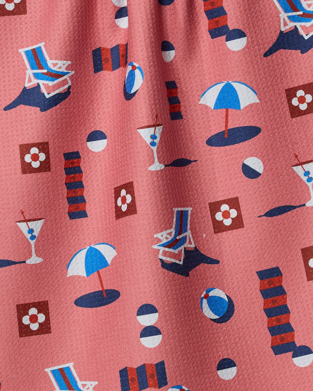 Geo Beach Day Tea Towel by Geometry