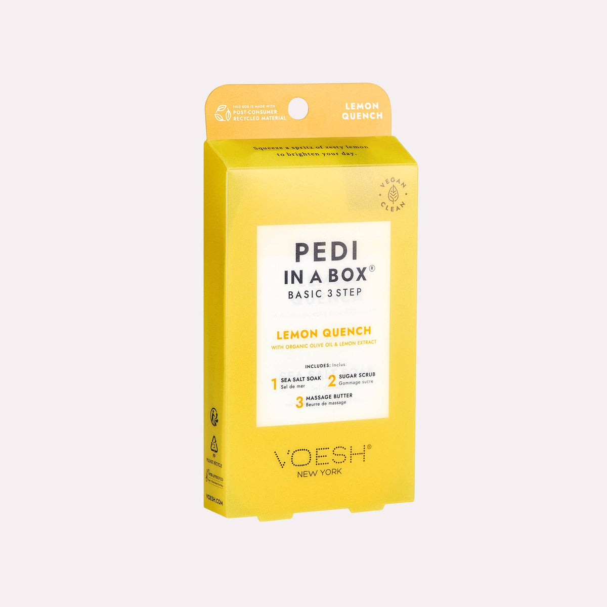 Pedi in a Box 3 Step - Lemon Quench - The Preppy Bunny
