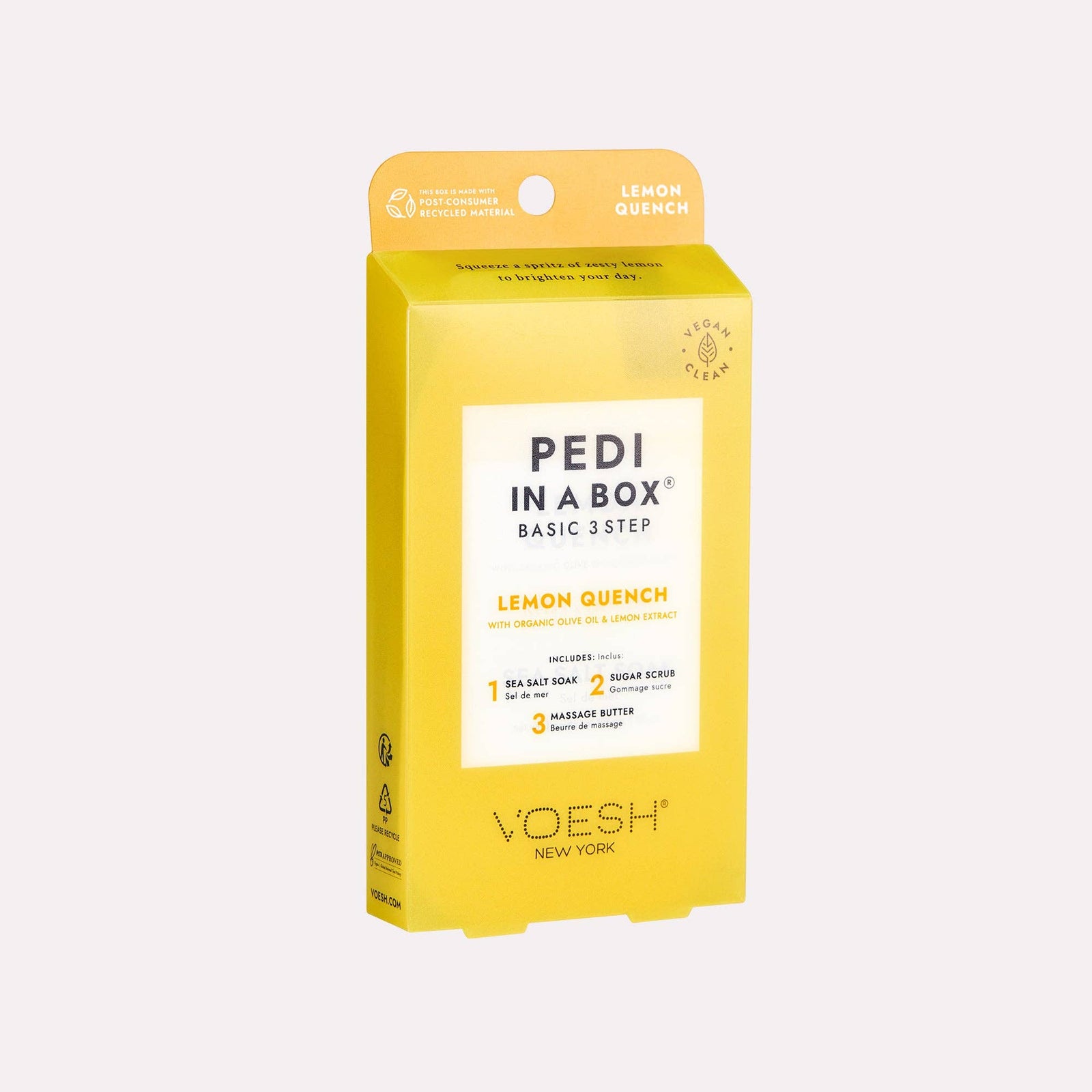 Pedi in a Box 3 Step - Lemon Quench - The Preppy Bunny