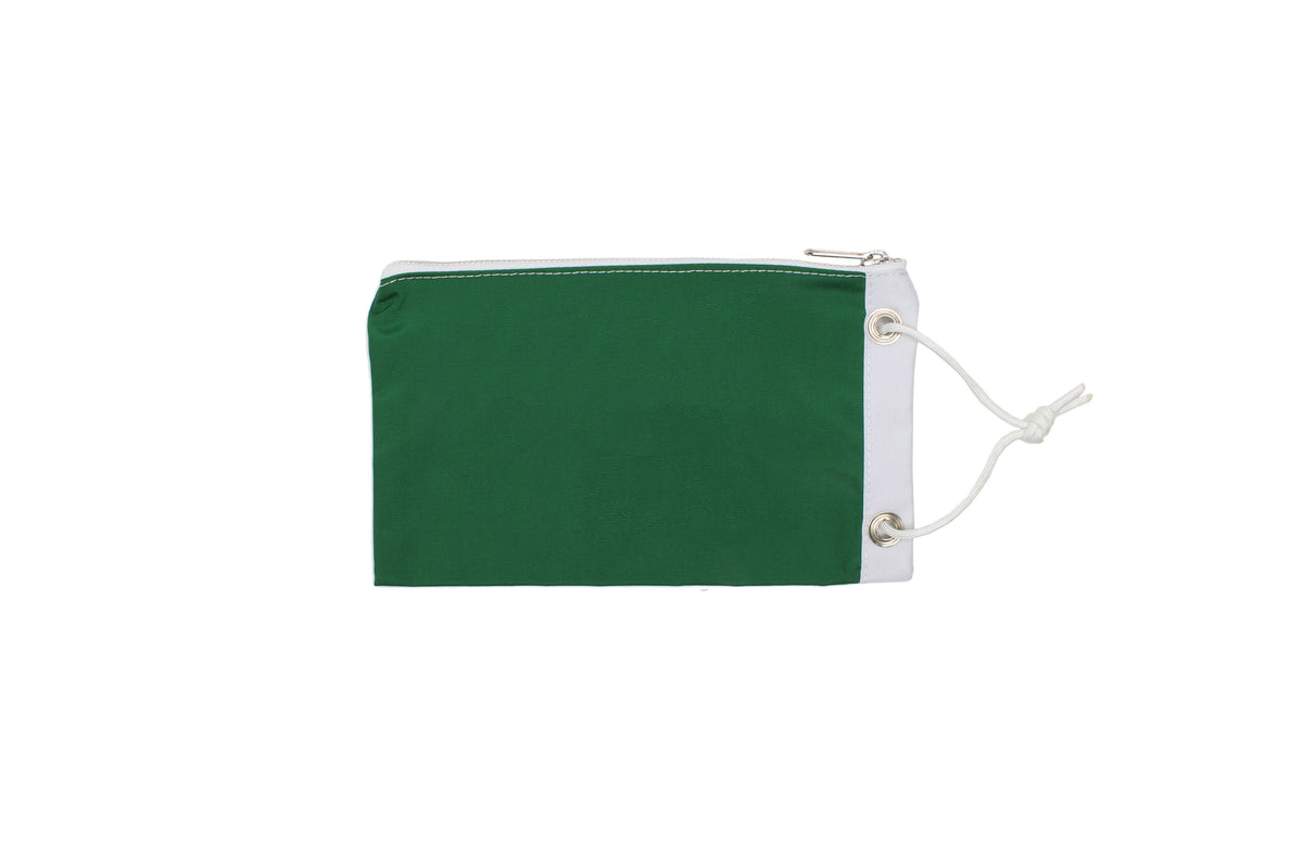 Flagstick Valuables Bag or Wristlet Green - The Preppy Bunny