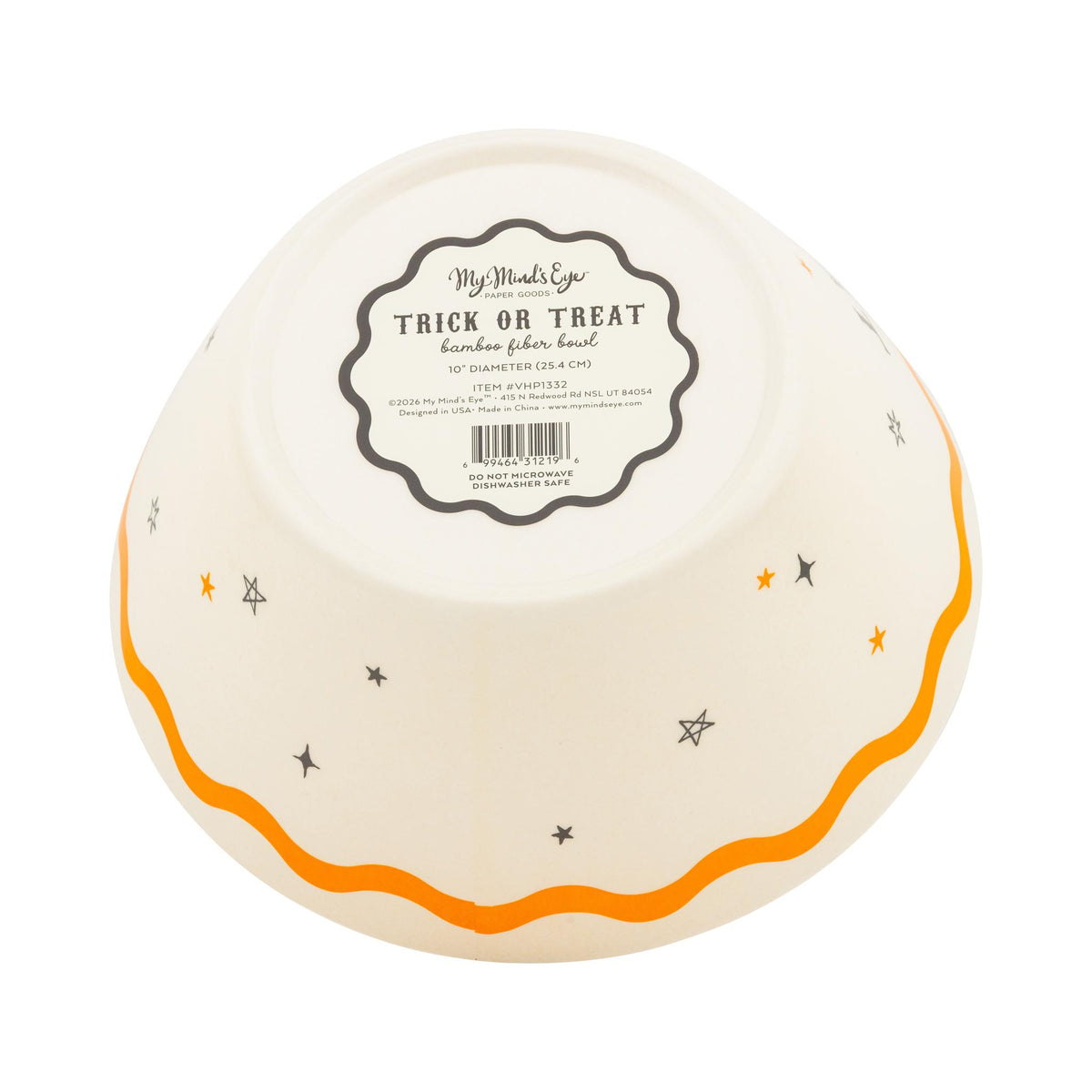 Trick or Treat Bamboo Bowl