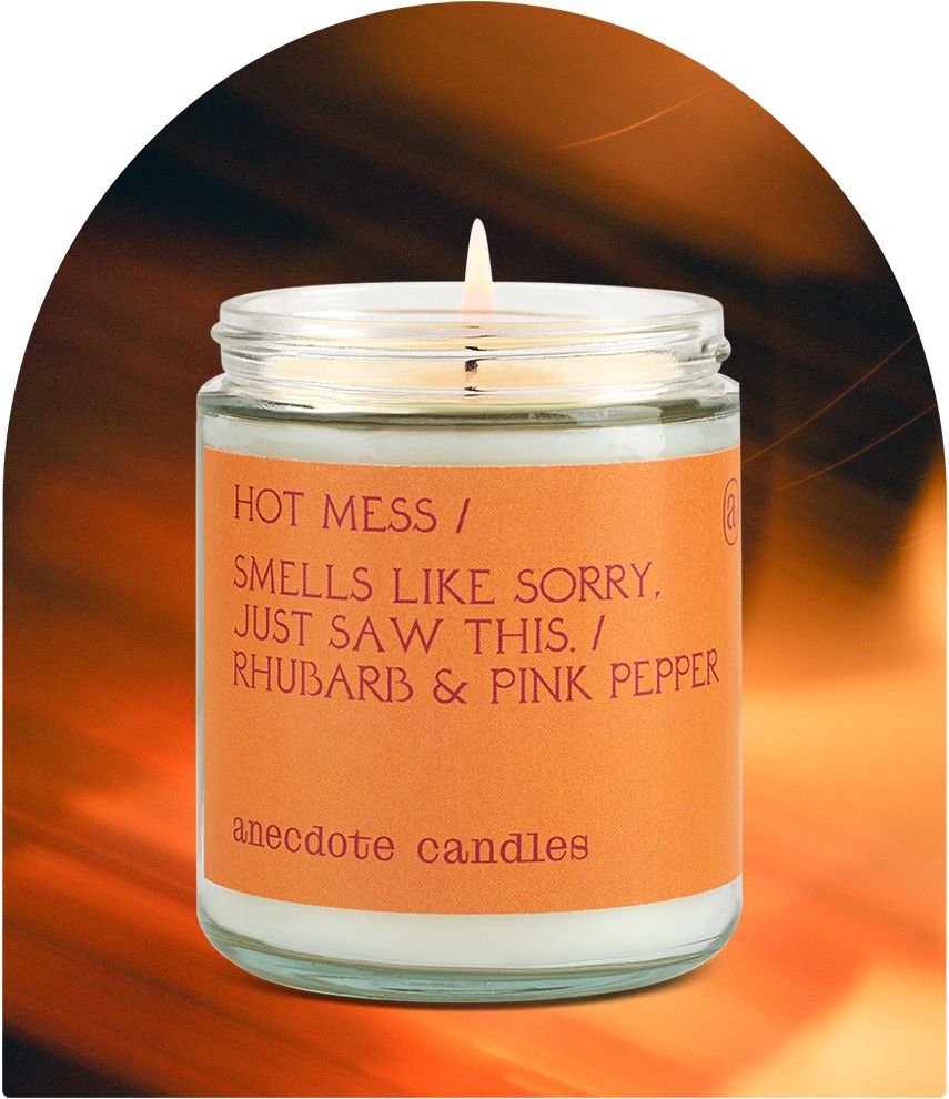 Hot Mess Candle (Rhubarb &amp; Pink Pepper)