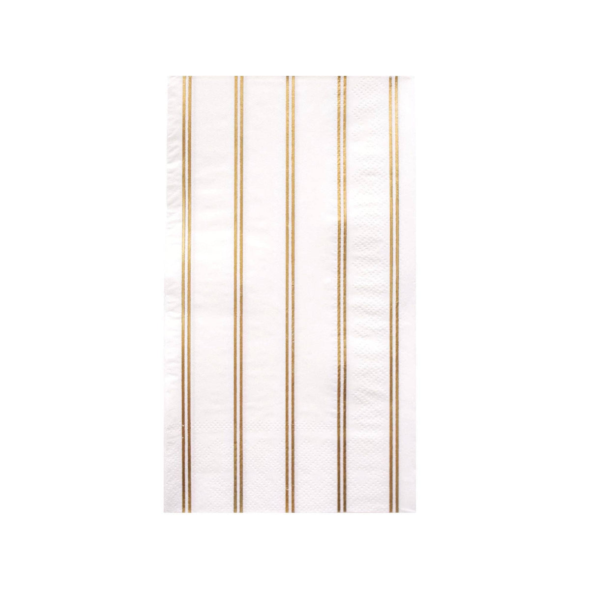 Gold Signature Stripe Paper Guest Towels