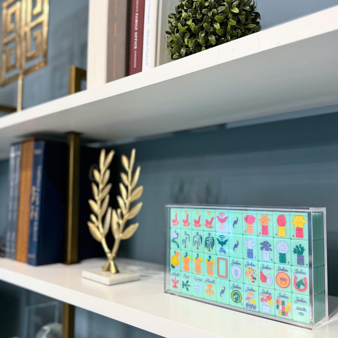 THE SOUTHEAST SERIES | Mahjong Set with Southern Charm - The Preppy Bunny