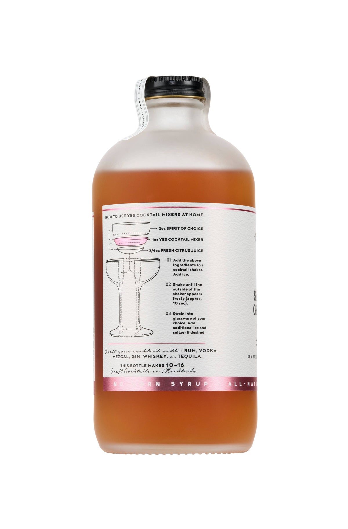 Sea Salted Grapefruit &amp; Agave Cocktail Mixer - The Preppy Bunny
