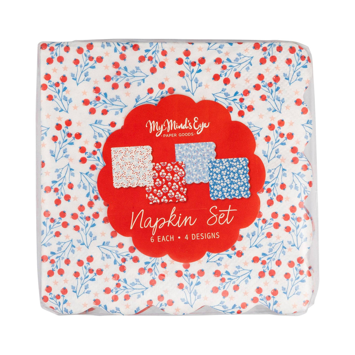 Floral Cocktail Paper Napkin Set - The Preppy Bunny