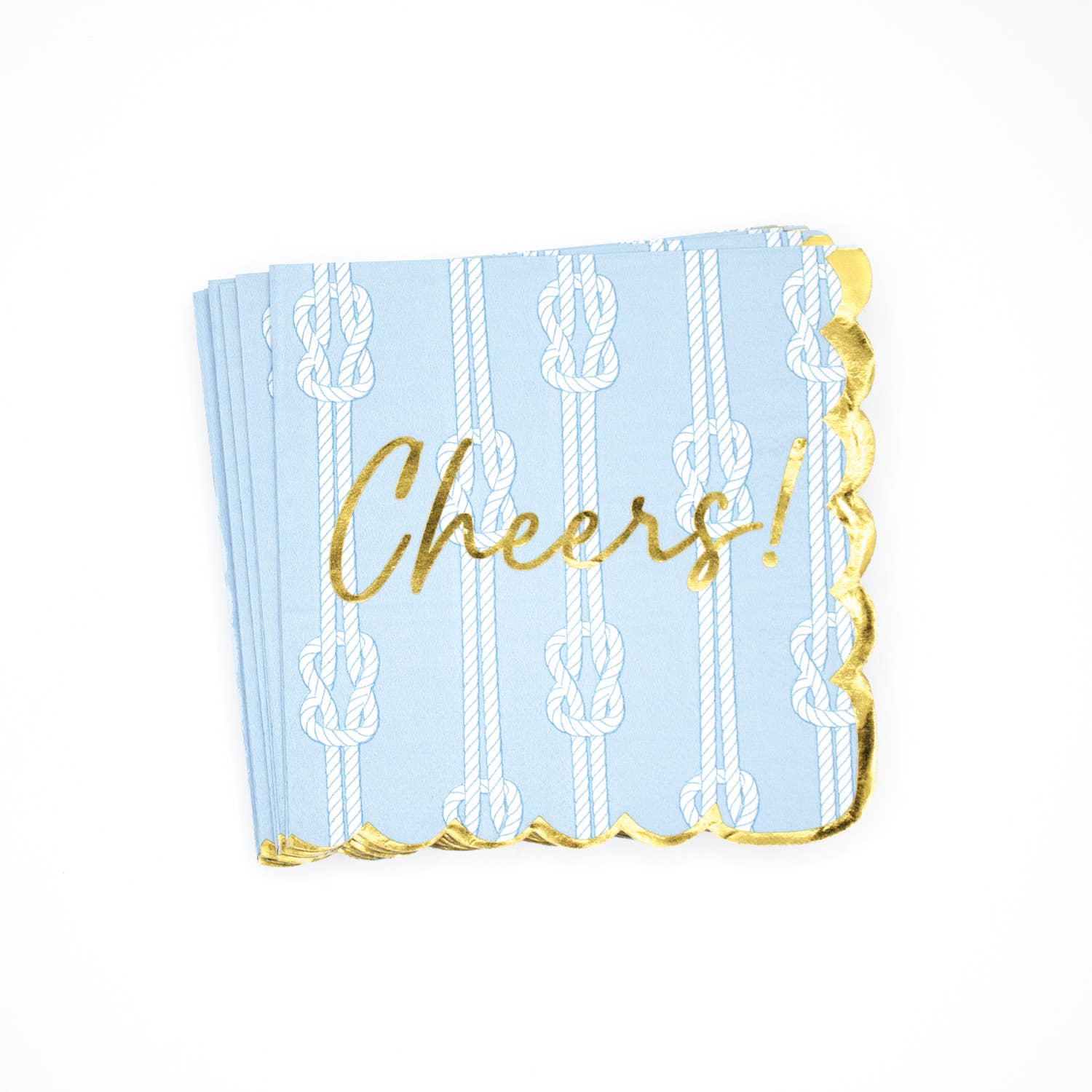 Nautical Knot Paper Beverage Napkin Packs - The Preppy Bunny