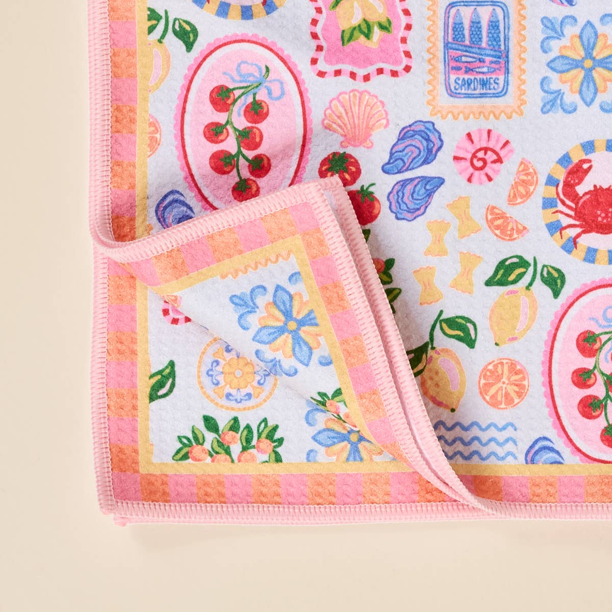 Waffle Tea Towel–Ciao Bella - The Preppy Bunny