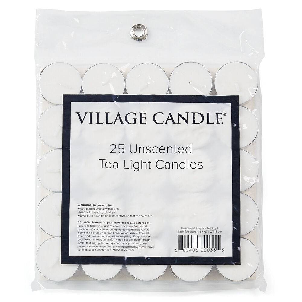 Unscented Tea Lights - Pack of 25 - The Preppy Bunny