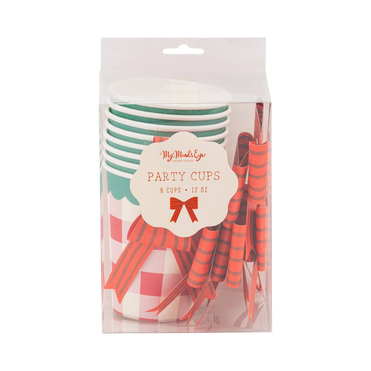 Plaid Cup with Bow - The Preppy Bunny