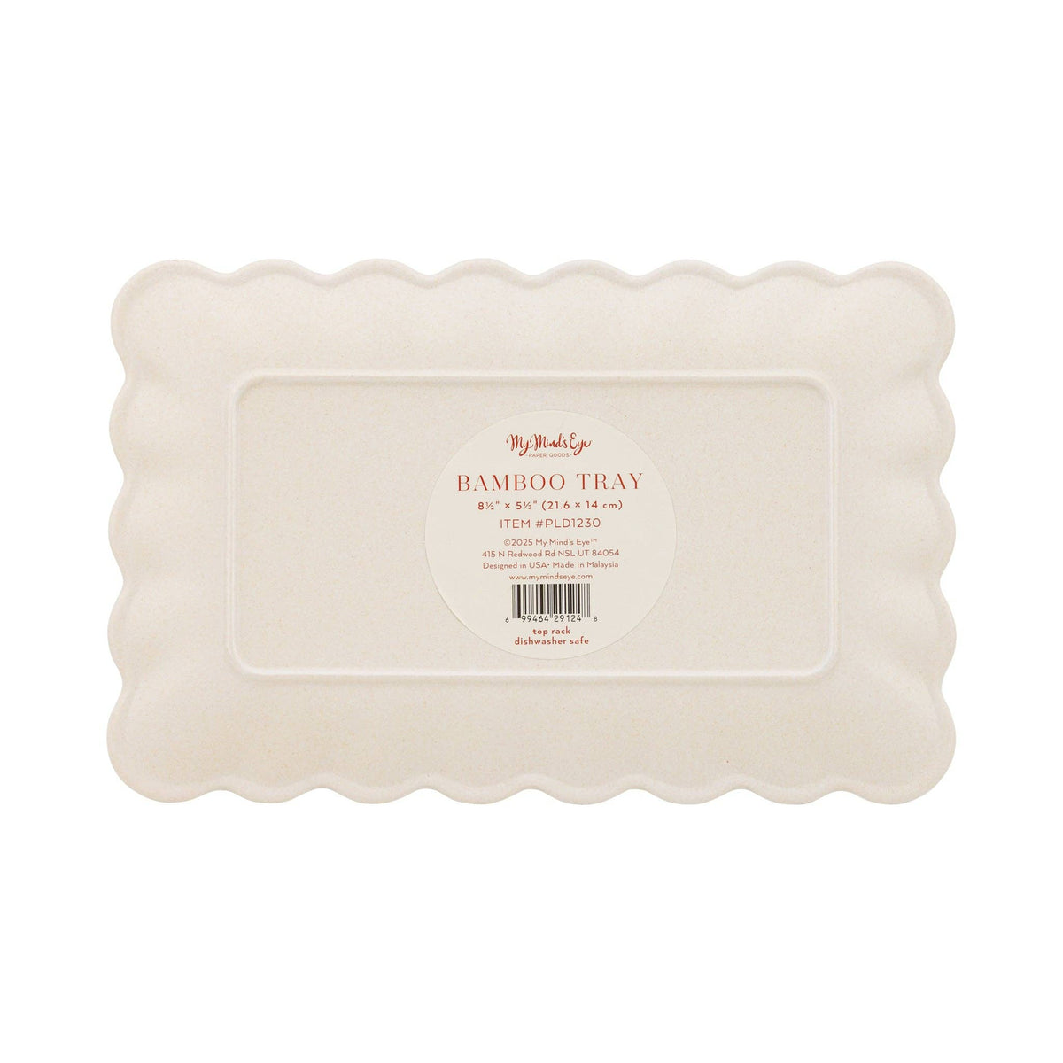 Plaid Bamboo Tray - The Preppy Bunny