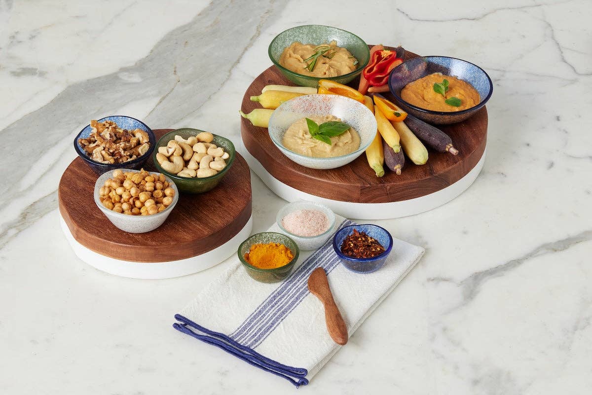 Glass Tasting Bowl in Spruce Green