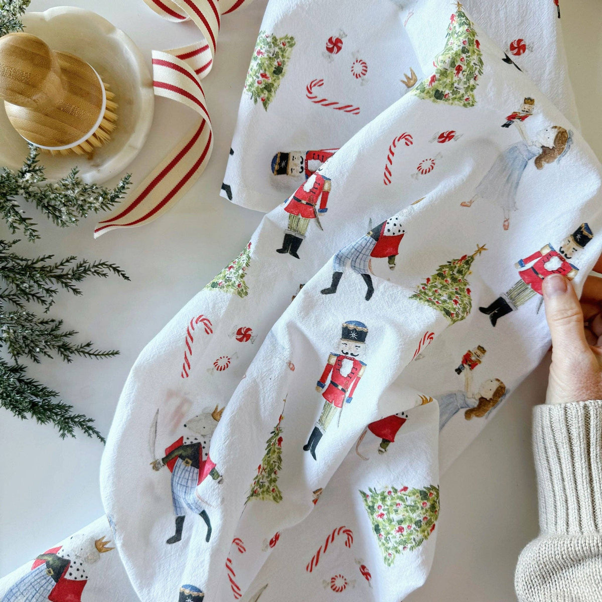 Nutcracker Tea Towel - The Preppy Bunny