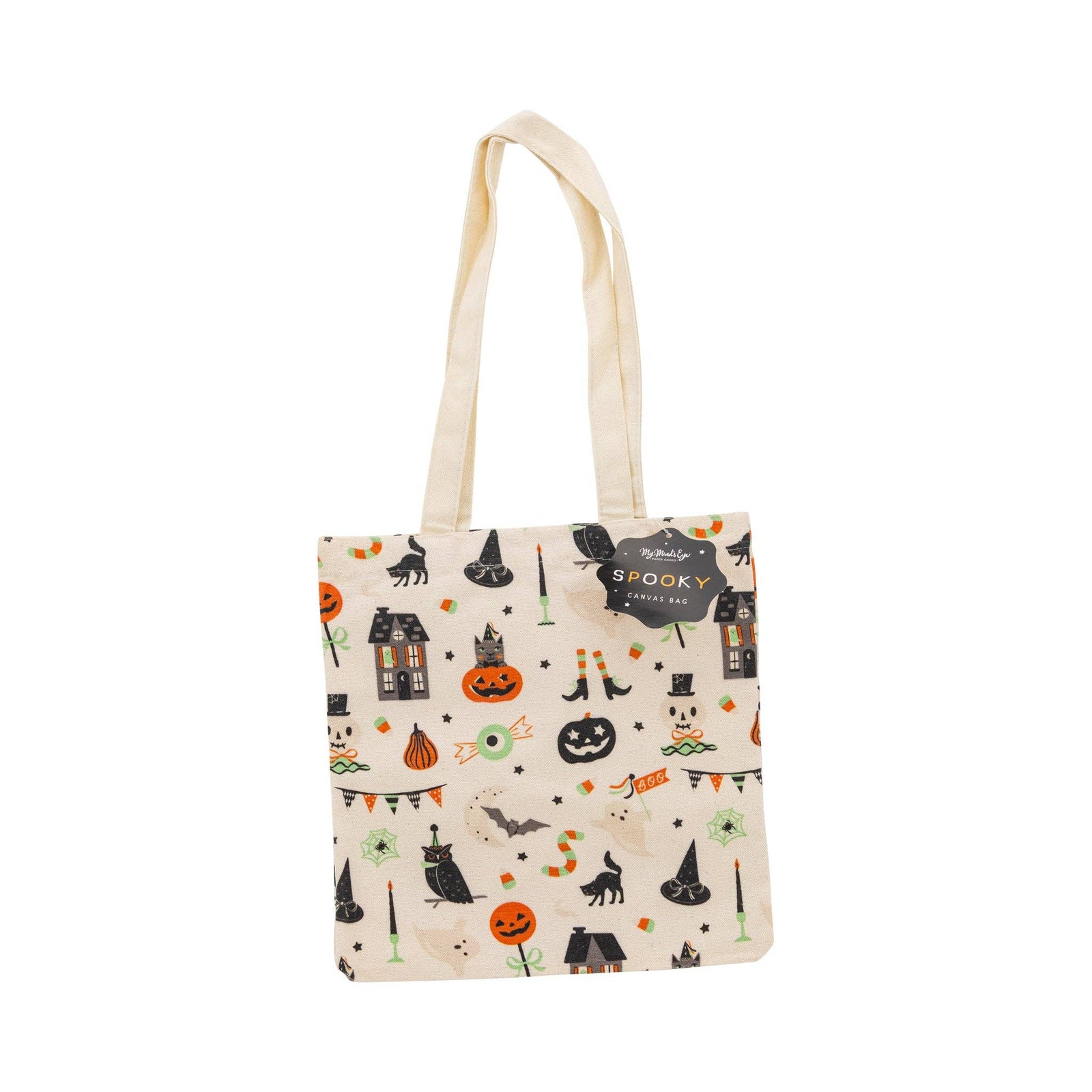 Tricks & Treats Canvas Tote Bag - The Preppy Bunny