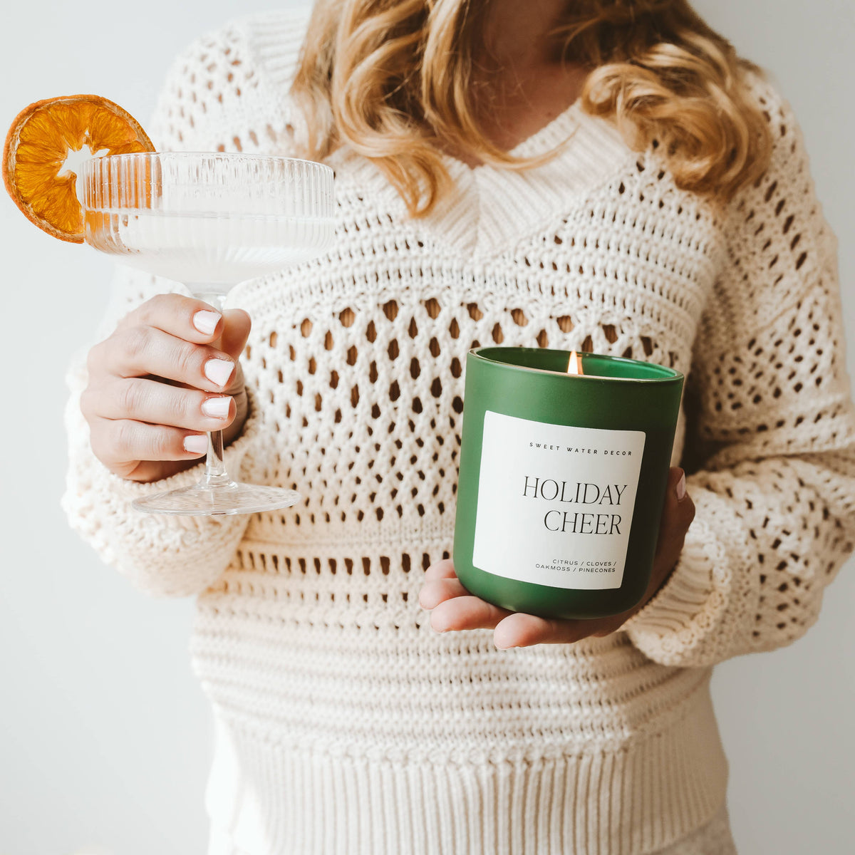 Holiday Cheer 15 oz Soy Candle - The Preppy Bunny