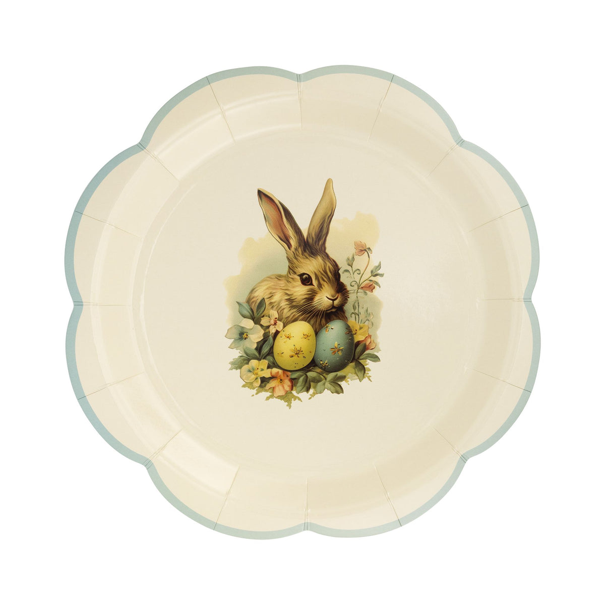 Vintage Easter Paper Plates - The Preppy Bunny