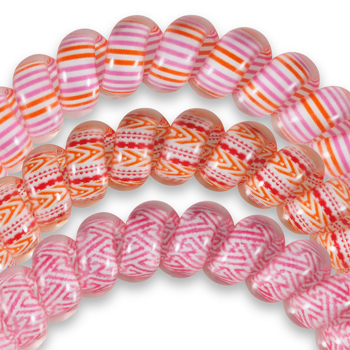 Spiral Hair Coils | Large | Frosé Hair Ties - The Preppy Bunny