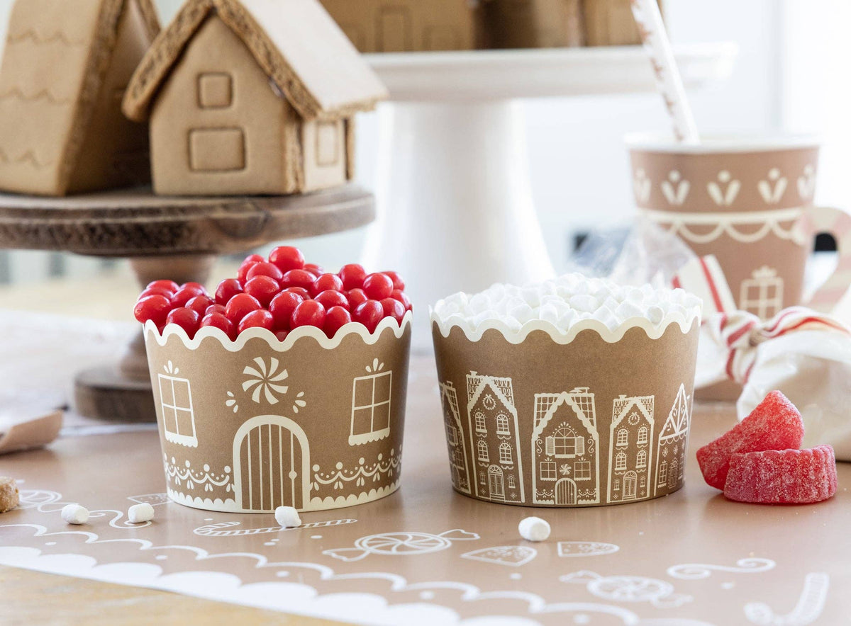 Gingerbread JUMBO Food Cups - The Preppy Bunny