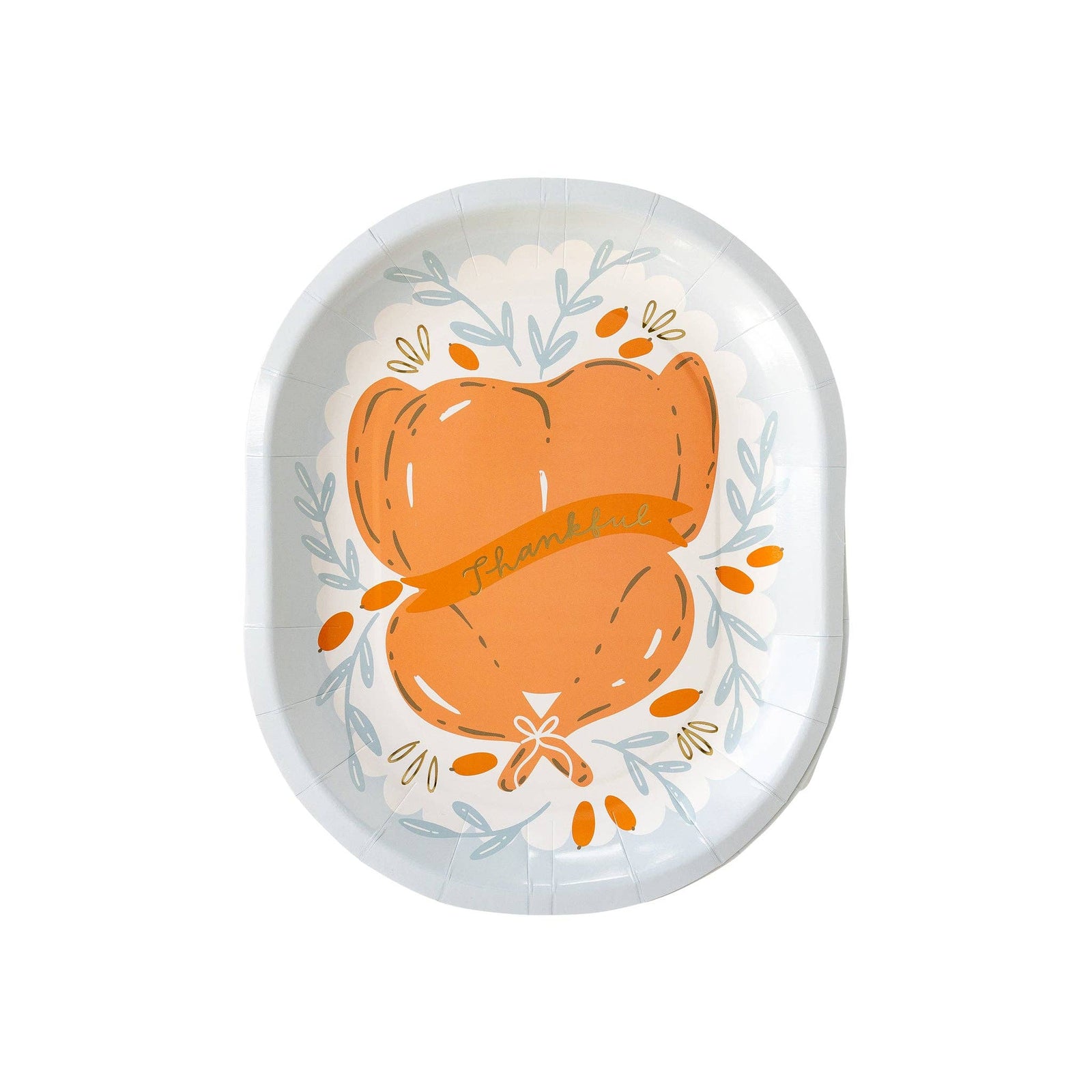 Roasted Turkey Paper Plates - The Preppy Bunny