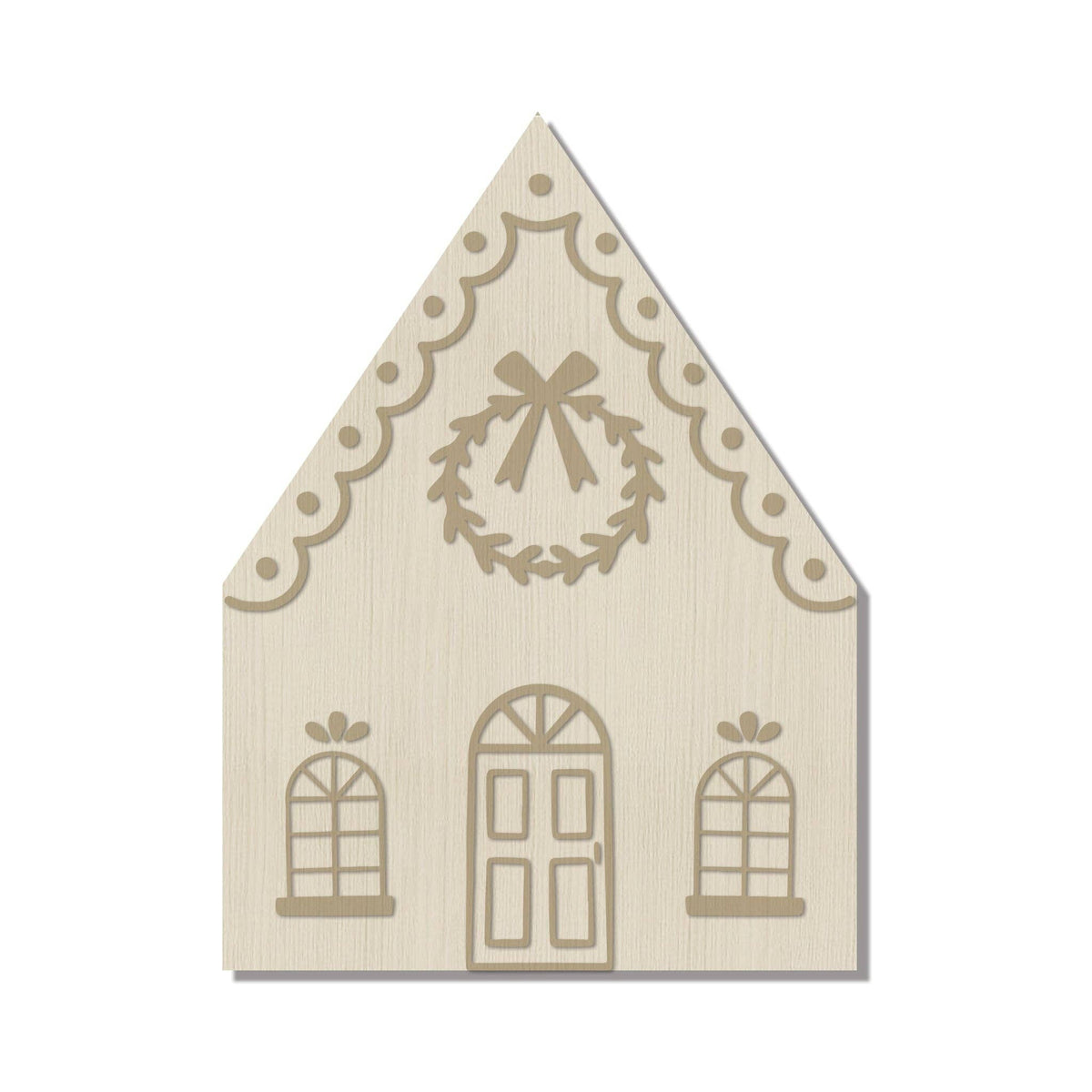 Gingerbread House Bamboo Cutting Board - The Preppy Bunny