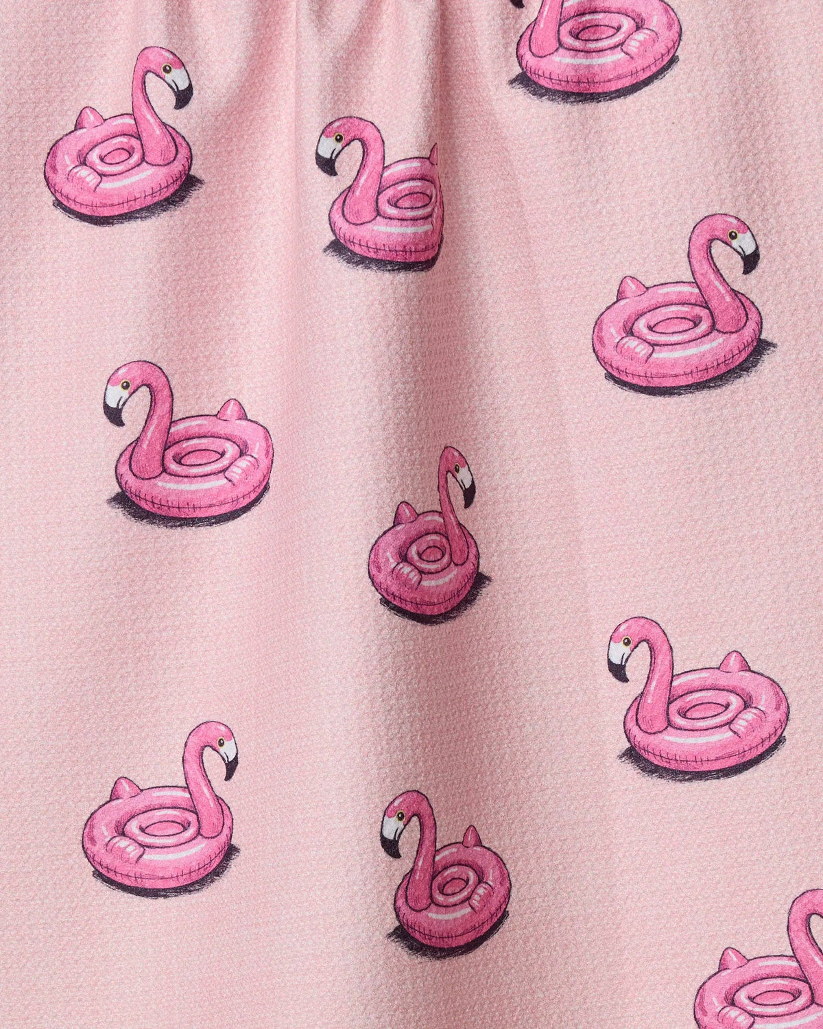 Flamingo Floatie Tea Towel by Geometry