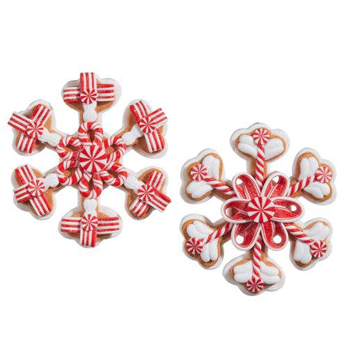 Snowflake Cookie Ornament - The Preppy Bunny