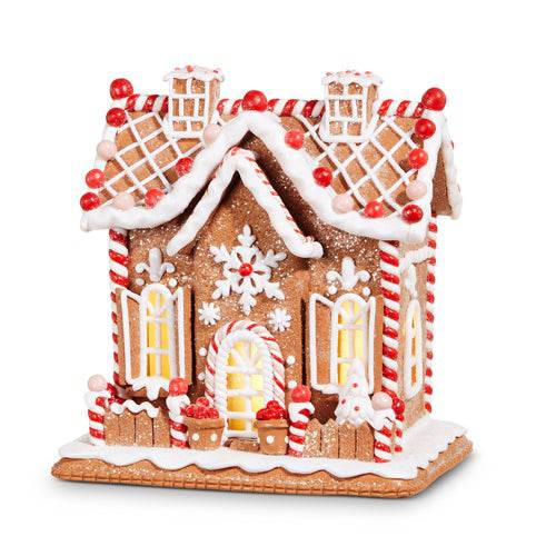 Lighted Gingerbread House - The Preppy Bunny