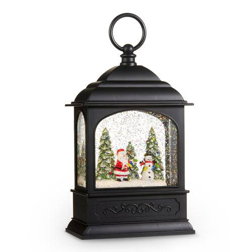 Santa and Snowman Musical Lighted Lantern - The Preppy Bunny