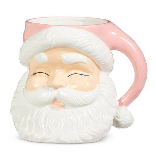 Pink Santa Container - 8&quot; - The Preppy Bunny