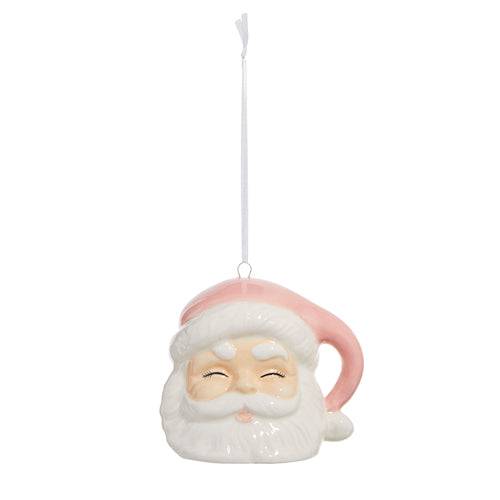 Pink Santa Ornament - The Preppy Bunny