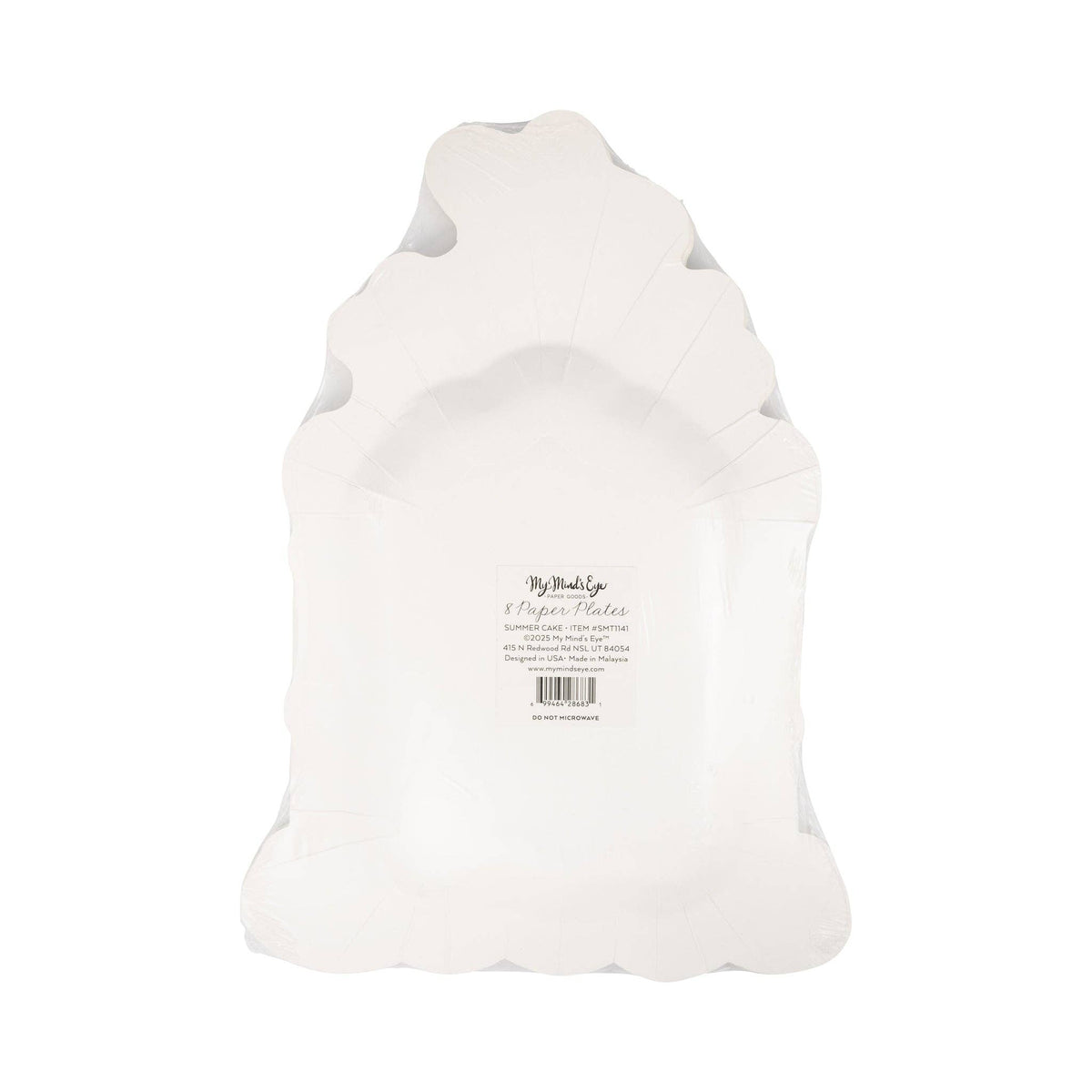 Summer Cake Shaped 11" Paper Plates - The Preppy Bunny