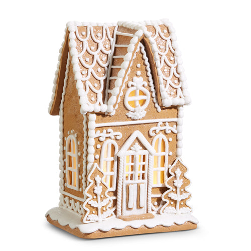 10.5&quot; Lighted Gingerbread House